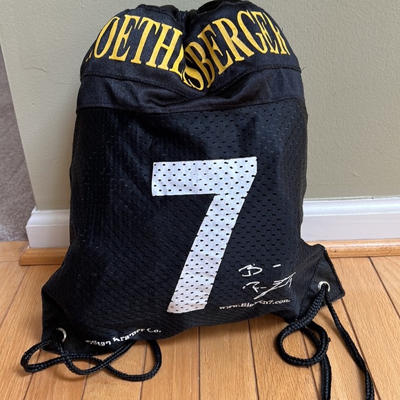 Big Ben Roethlisberger Jersey Draw String Bag - Picture 4 of 4